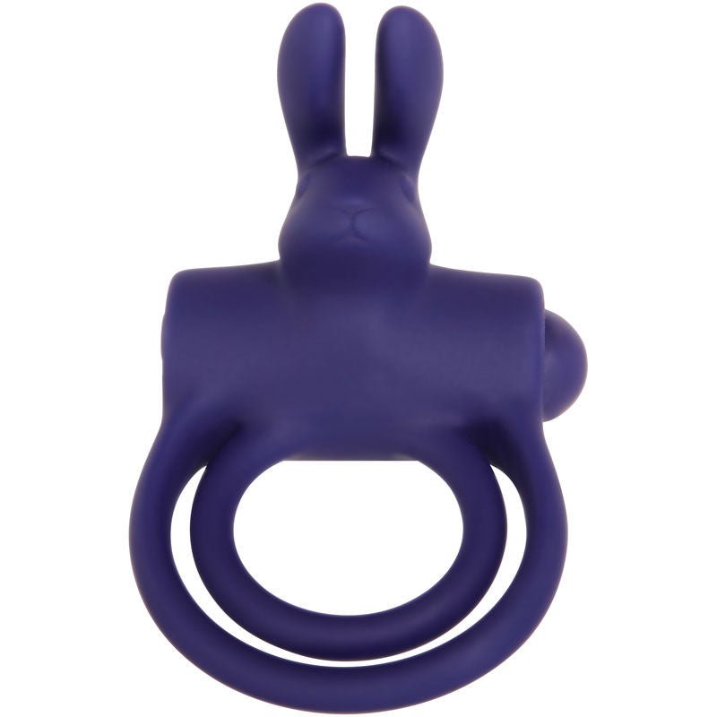 Adam & eve - silicone rechargeable rabbit cock ring - Product top view  | Flirtybay.com.au