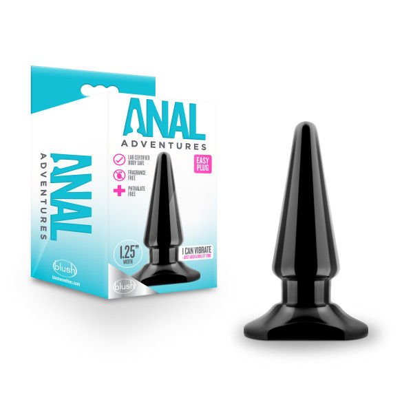 Anal adventures - easy butt plug - Product front view and box front view | Flirtybay.com.au