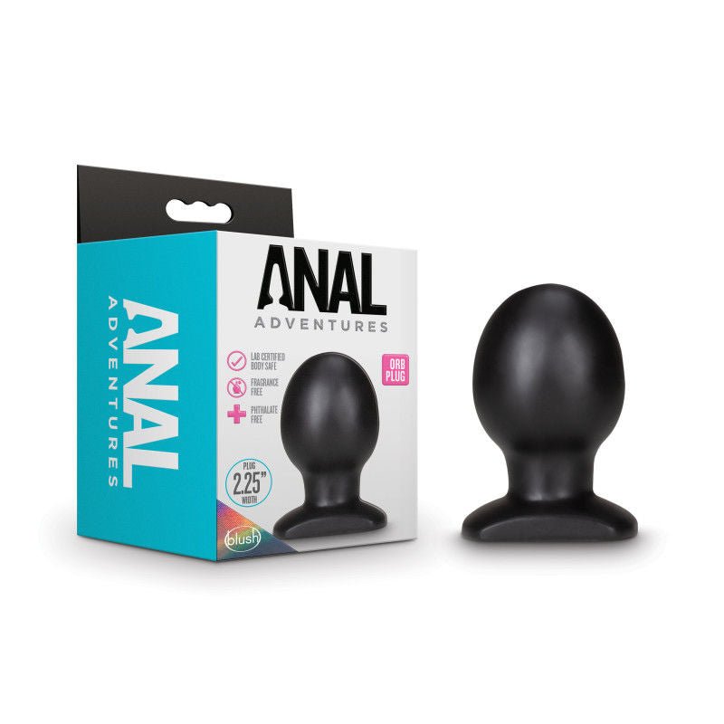 Anal adventures - orb butt plug - Product front view and box front view | Flirtybay.com.au