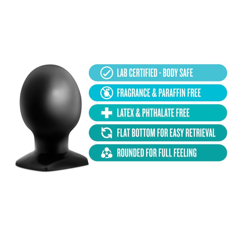 Anal adventures - orb butt plug - Product front view, with details | Flirtybay.com.au