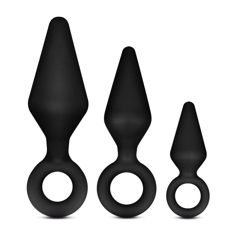 Anal adventures - platinum loop anal plug kit - Product front view  | Flirtybay.com.au