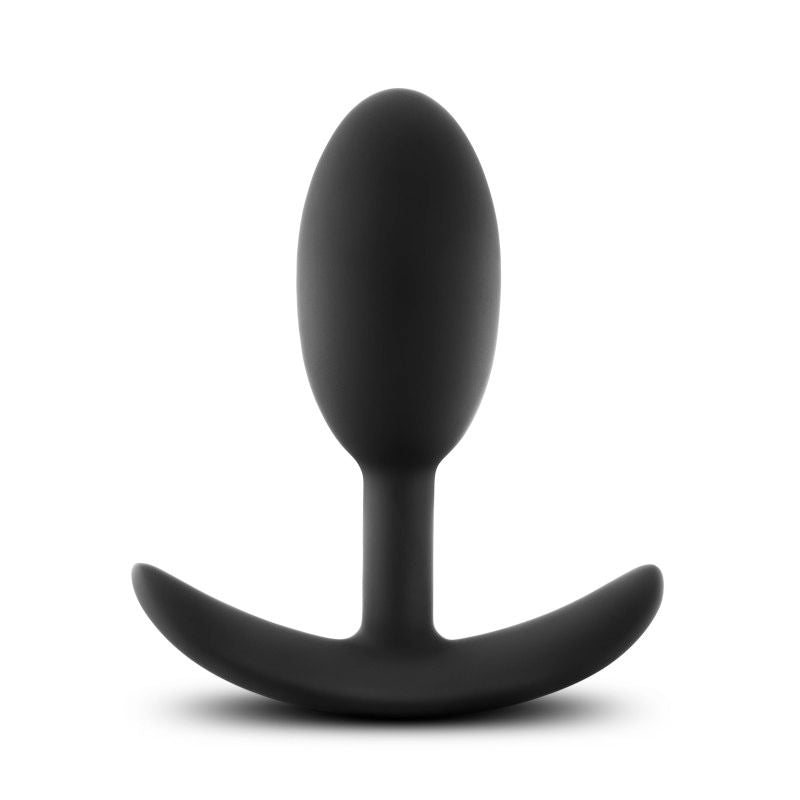 Anal adventures platinum - vibrating slim butt plug - Product front view  | Flirtybay