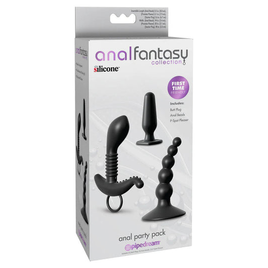 Anal fantasy collection - anal party pack -  box side view | Flirtybay.com.au