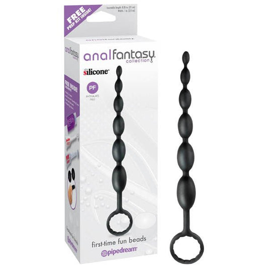 Anal fantasy collection - first-time fun anal beads - Product front view and box front view | Flirtybay.com.au