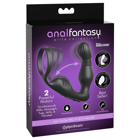 Anal fantasy elite - ass-gasm p-spot milker -  box front view | Flirtybay.com.au