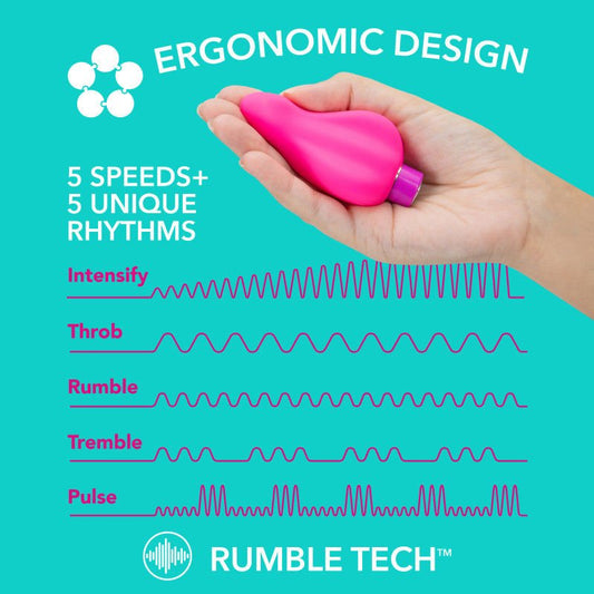 Aria epic af - clitoral stimulator - Product side view, with specifications  | Flirtybay.com.au