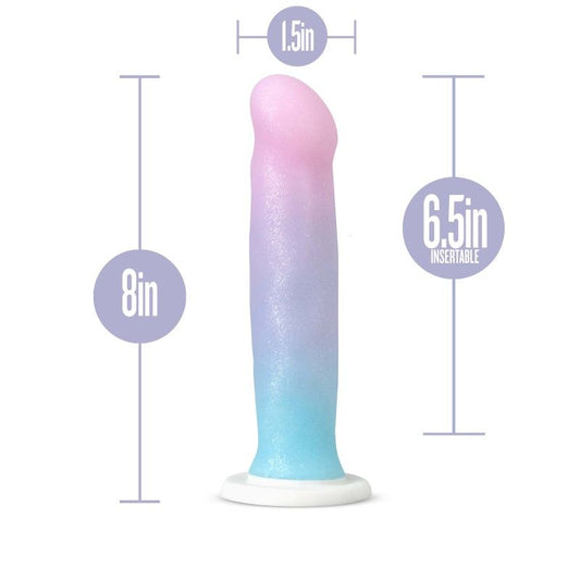 Avant - d17 - lucky 6.5 dildo - Product front view, with sizes  | Flirtybay.com.au