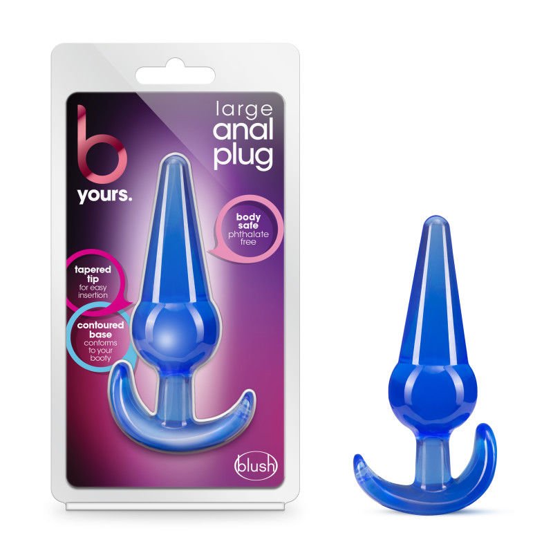 B yours - large butt plug - Product front view and box front view | Flirtybay
