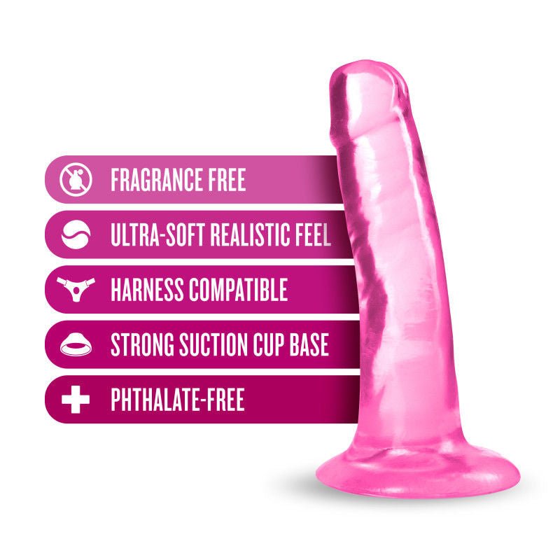 B-yours plus hard n happy dildo pink, features | Flirtybay.com.au