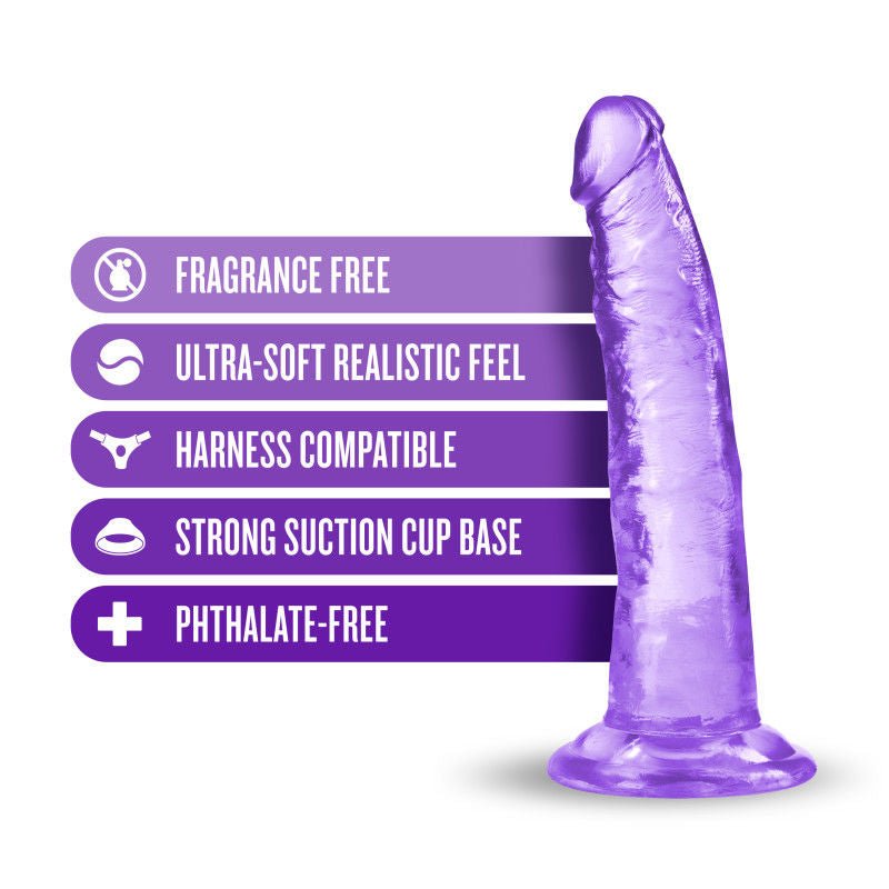 B yours - plus lust n thrust - Purple - Product front view and box front view | Flirtybay.com.au