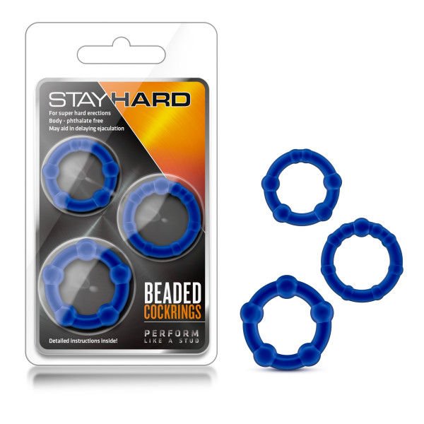 Stay Hard - Beaded Cock Rings - Flirty Bay