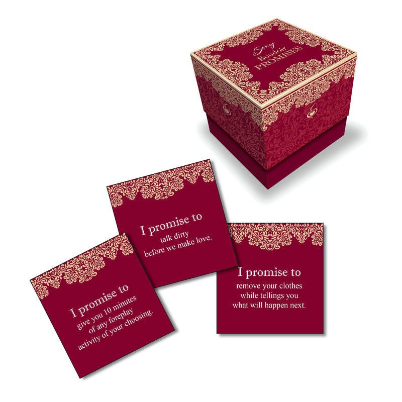 Behind closed doors - sexy boudoir promises - erotic cards - Product front view  | Flirtybay.com.au