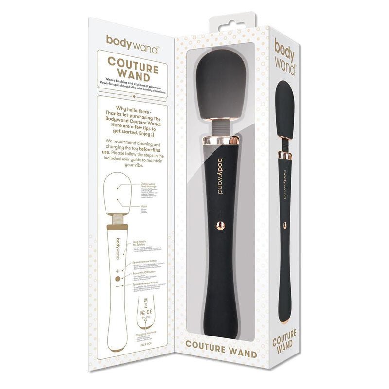 Bodywand couture - vibrating wand -  box front view | Flirtybay.com.au