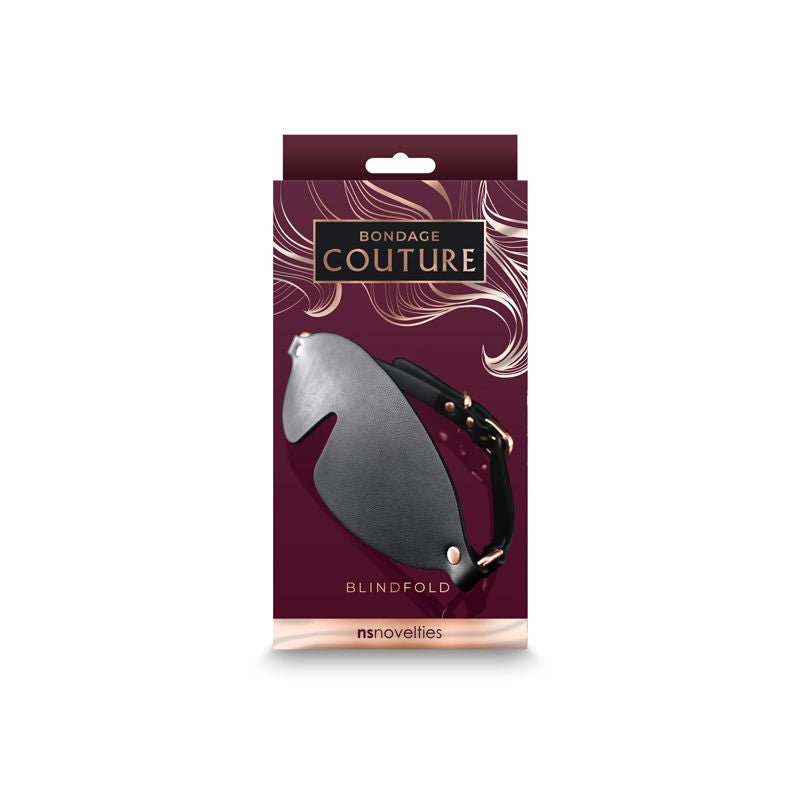 Bondage couture - blindfold -  box front view | Flirtybay.com.au