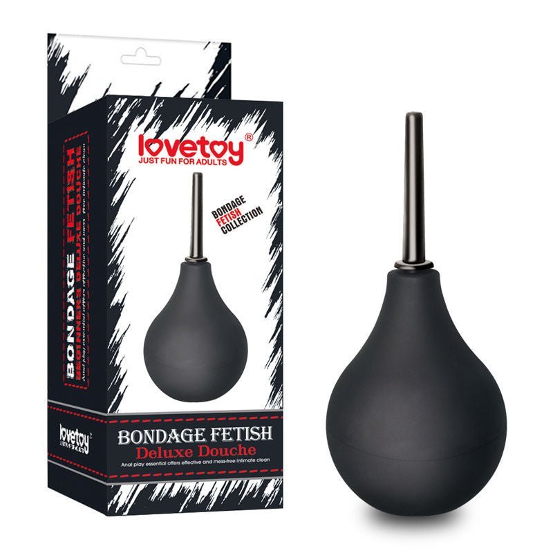 Bondage fetish - deluxe anal douche - Product front view and box front view | Flirtybay.com.au