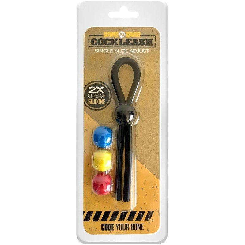 Boneyard cock leash single - cock ring -  box front view | Flirtybay.com.au