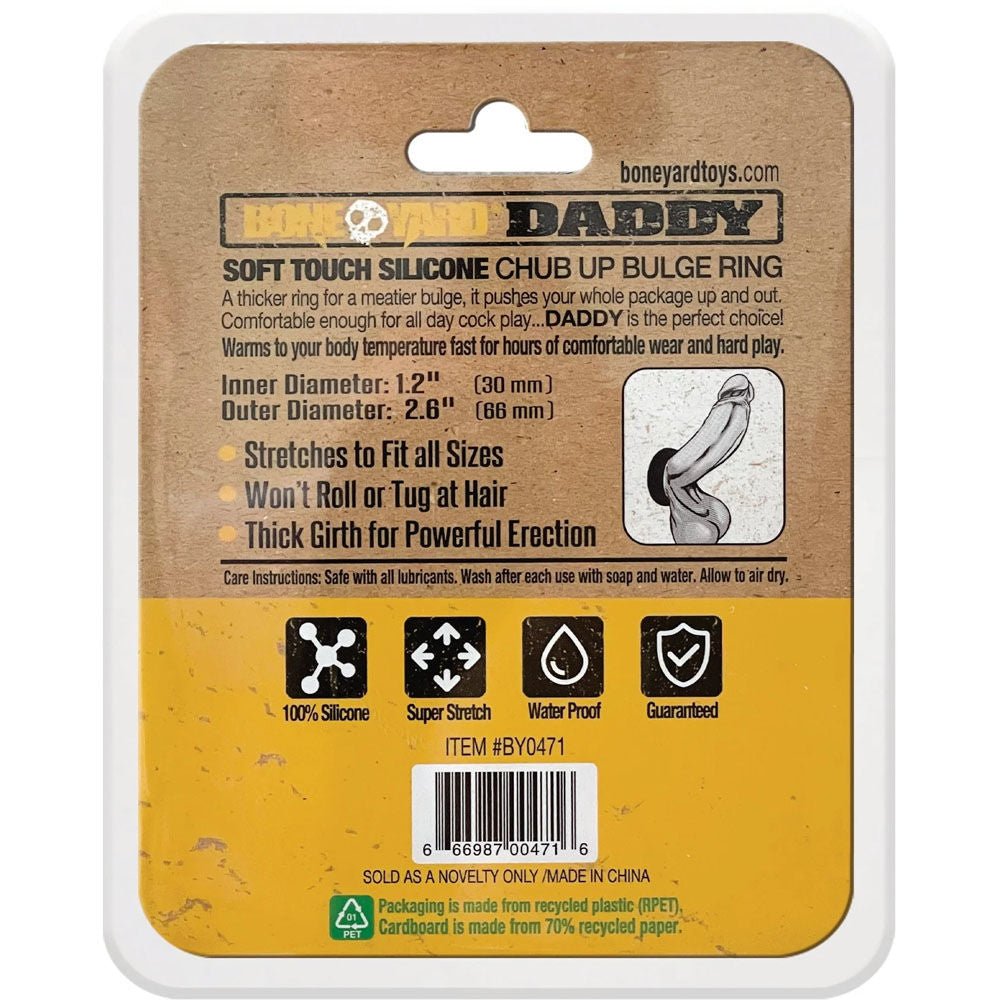 Boneyard - daddy cock ring -  box back view | Flirtybay.com.au