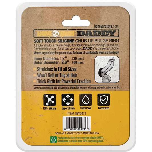 Boneyard - daddy cock ring -  box back view | Flirtybay.com.au