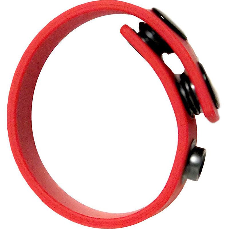 Boneyard - silicone cock strap - red, Product front view  | Flirtybay.com.au