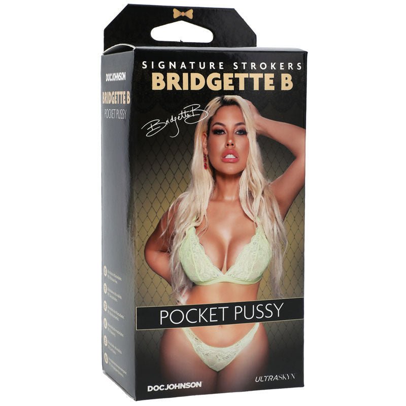 Bridgette b - ultraskyn pocket pussy - male masturbator -  box front view | Flirtybay.com.au