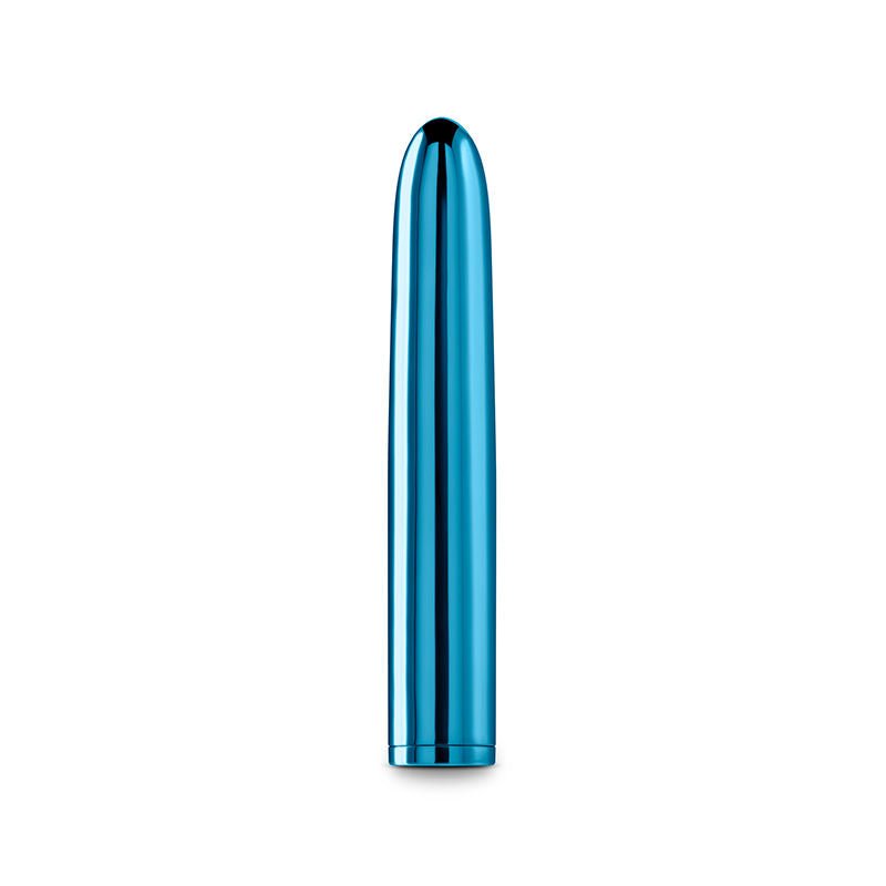 Chroma blue bullet vibrator front product | Flirtybay.com.au