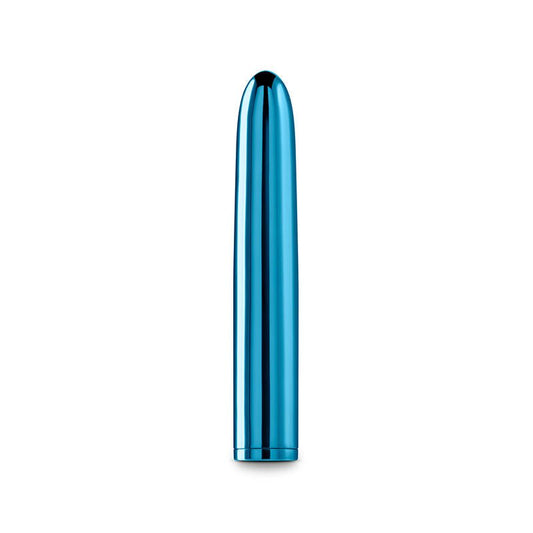 Chroma blue bullet vibrator front product | Flirtybay.com.au