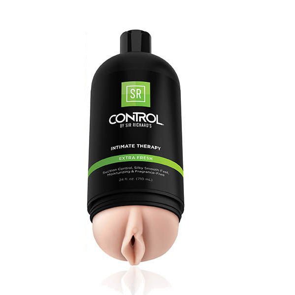 Front view of the Sir Richards Control Intimate Therapy Pussy Stroker only, on a clean white background | Flirty Bay adult store Perth