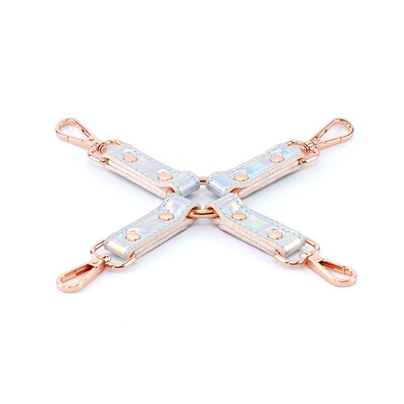 Cosmo bondage hogtie - rainbow - Product front view  | Flirtybay.com.au
