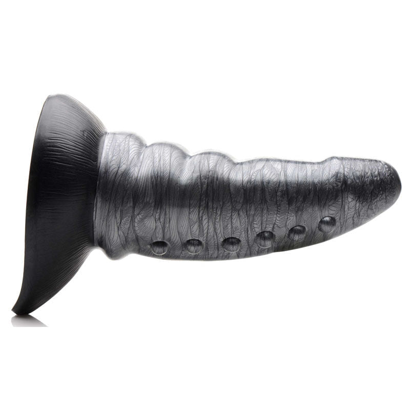 Creature cocks - beastly tapered bumpy silicone dildo - Focus - Product side view  | Flirtybay.com.au