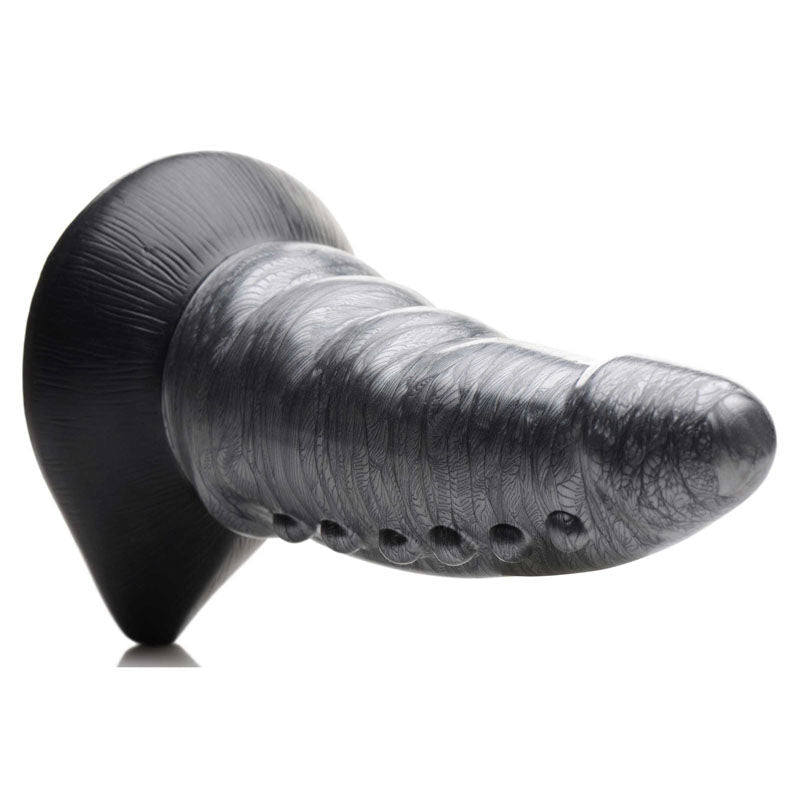 Creature cocks - beastly tapered bumpy silicone dildo - Focus - Product top view  | Flirtybay.com.au