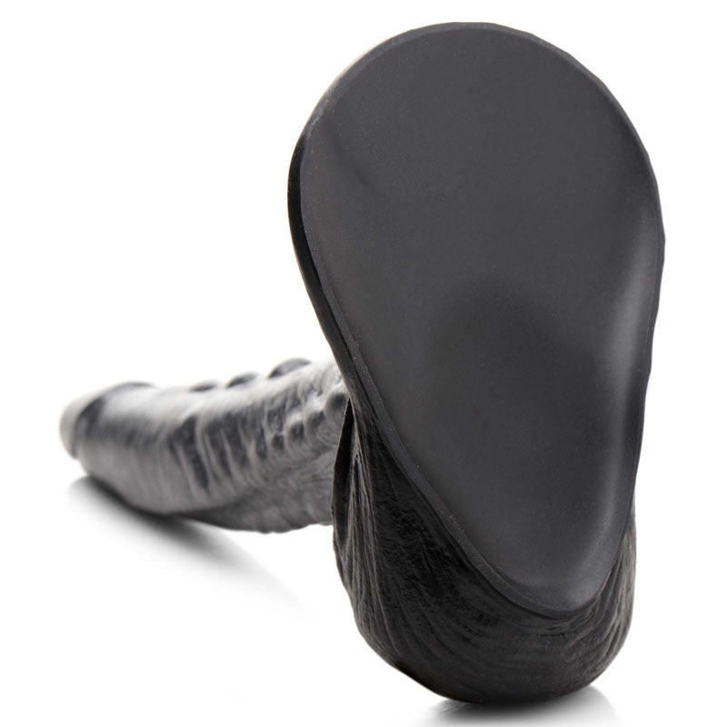 Creature cocks - the gargoyle rock hard silicone dildo - Product bottom view  | Flirtybay.com.au