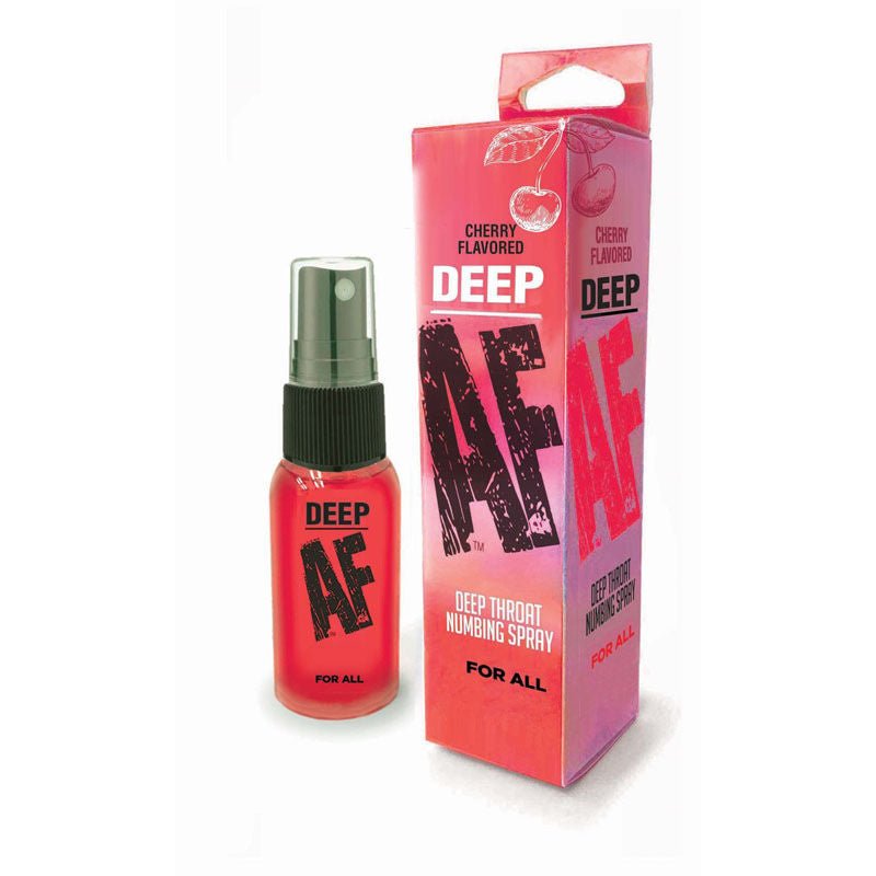 Deep Throat Numbing Spray Cherry Front view | Flirtybay.com.au
