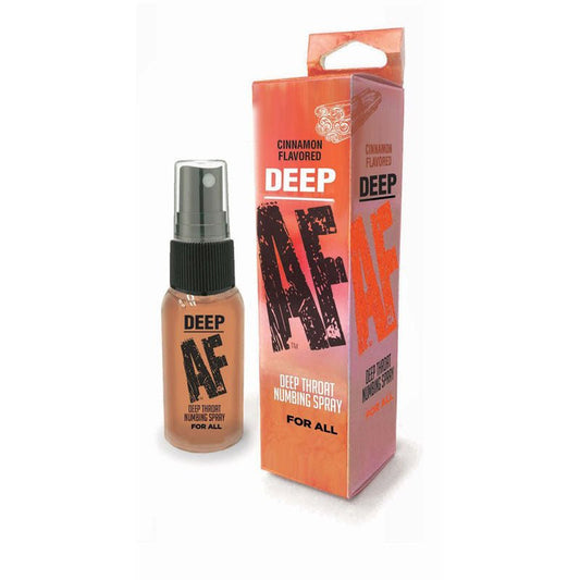 Deep Throat Numbing Spray Cinnamon Front view | Flirtybay.com.au