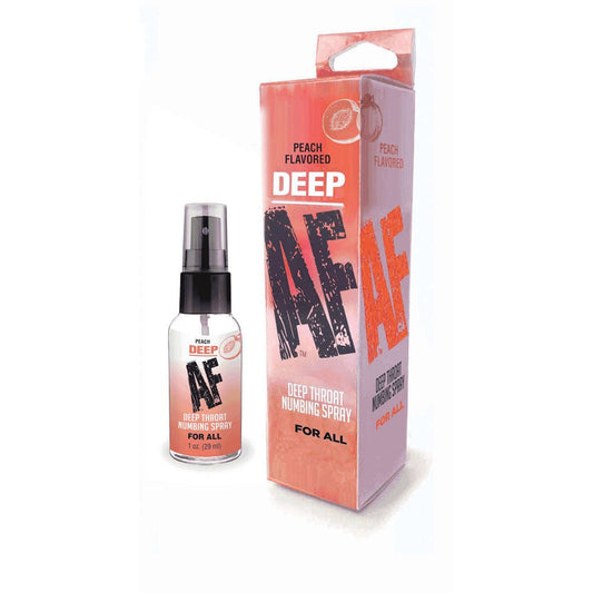 Deep Throat Numbing Spray Peach Front view | Flirtybay.com.au