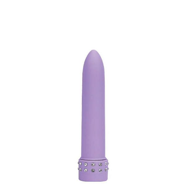 Diamond Silk Bullet Vibrator Purple front product view | Flirtybay.com.au