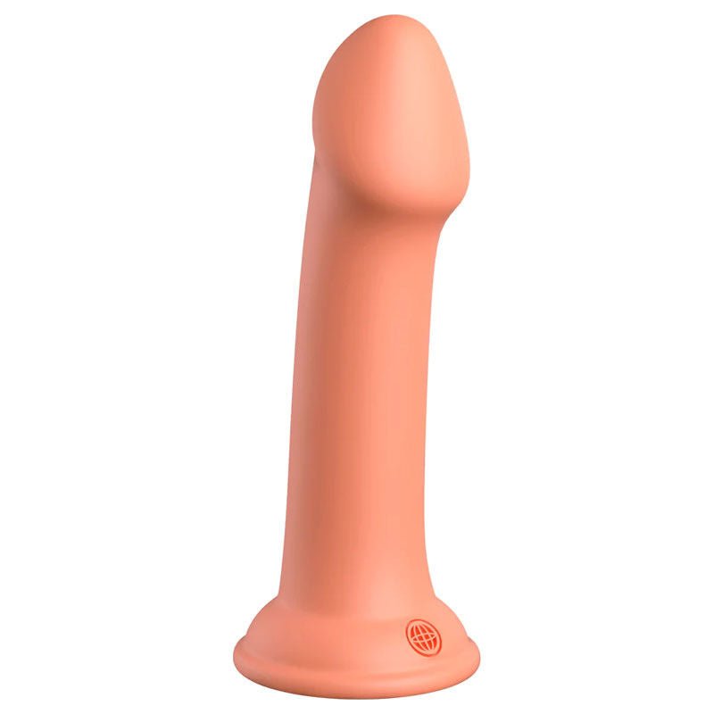 Dillio - platinum big hero 6 dildo - Peach - Product side view  | Flirtybay.com.au