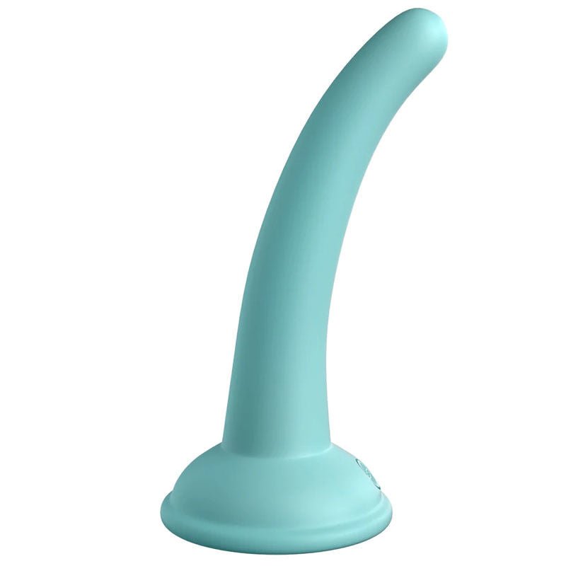 Dillio - platinum curious five 5 dildo - Teal - Product side view  | Flirtybay.com.au