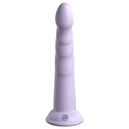 Dillio - platinum slim seven 7 dildo - Purple -  Product bottom view  | Flirtybay.com.au