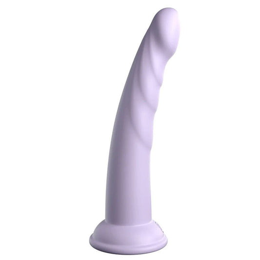Dillio - platinum slim seven 7 dildo - Purple - Product side view  | Flirtybay.com.au