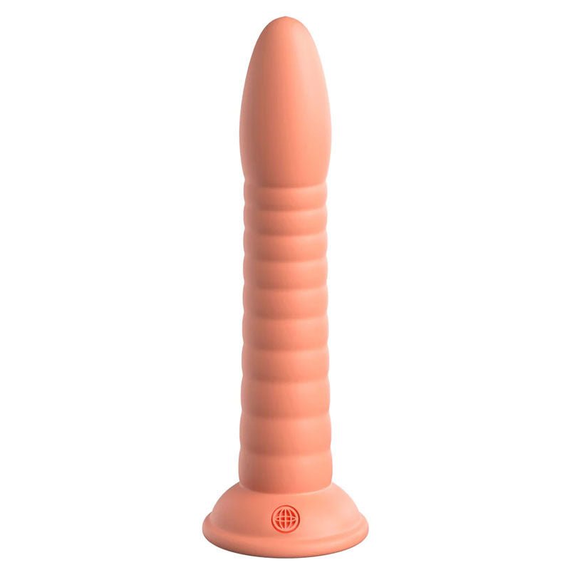 Dillio - platinum wild thing 7" dildo - peach, Product back view  | Flirtybay.com.au