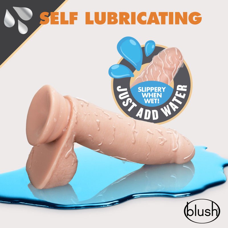 Dr. skin - glide 7 self lubricating dildo - Product bottom view  | Flirtybay.com.au