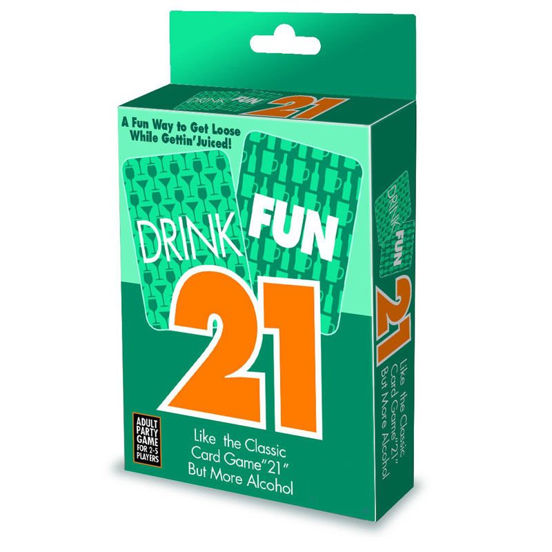 Drink fun 21 - card game - Product side view  | Flirtybay.com.au