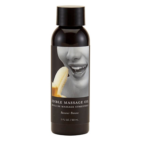 Edible Massage Lotion 59ml Banana front view | Flirtybay.com.au