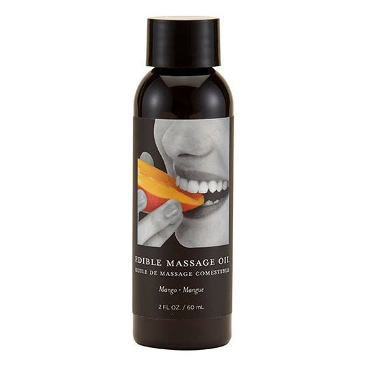Edible Massage Lotion 59ml Mango front view | Flirtybay.com.au