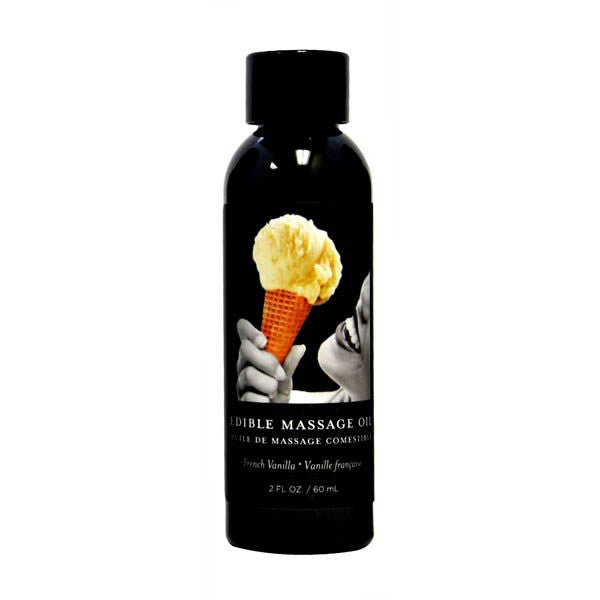 Edible Massage Lotion 59ml Vanilla front view | Flirtybay.com.au