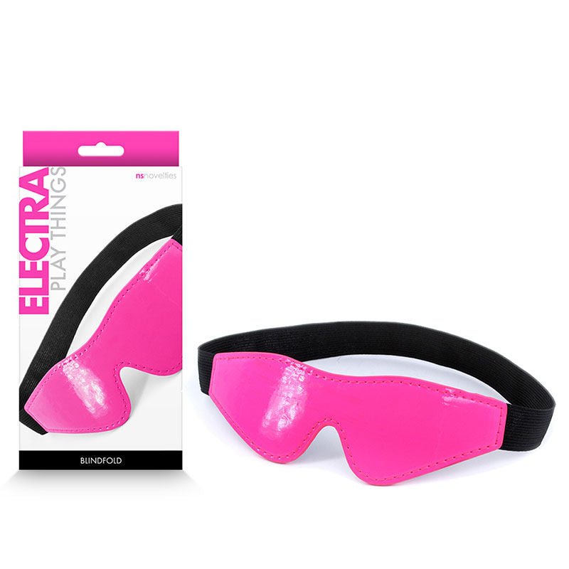 Electra - bondage - blindfold - Product front view and box front view | Flirtybay.com.au