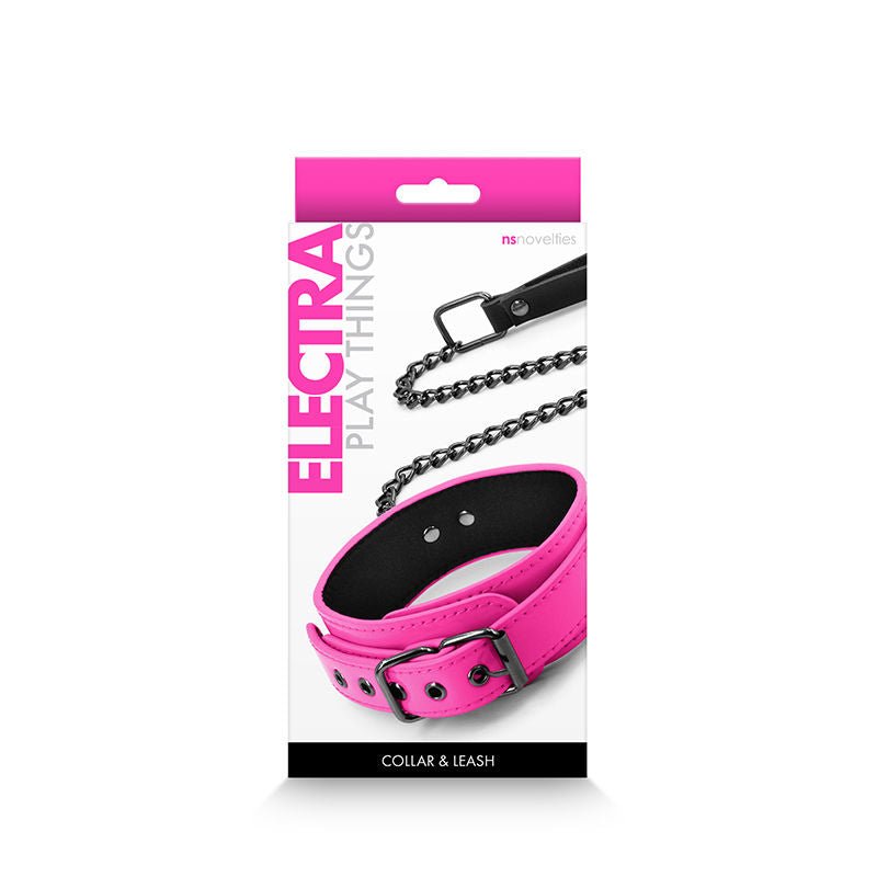 Electra - bondage - collar & leash -  box front view | Flirtybay.com.au