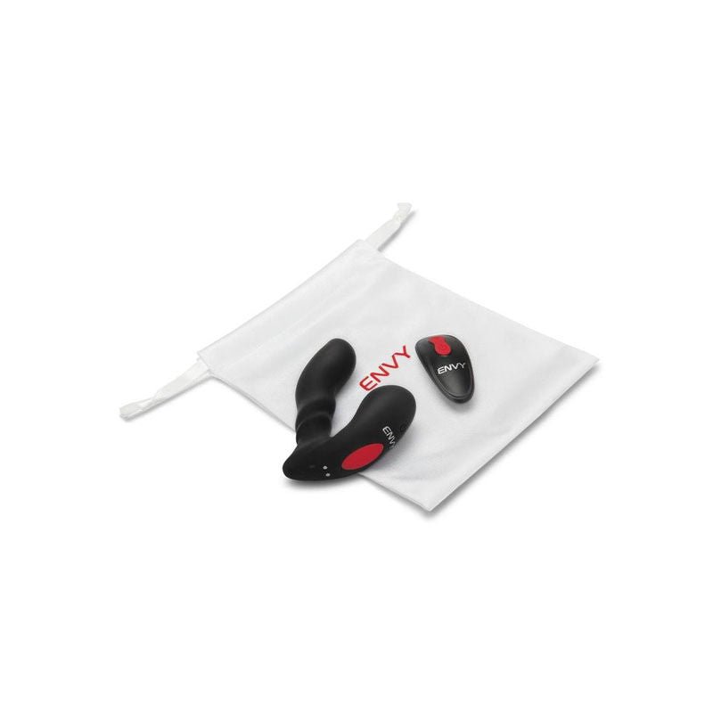 Envy - sidetrack contoured prostate vibrator - Product top view  | Flirtybay.com.au