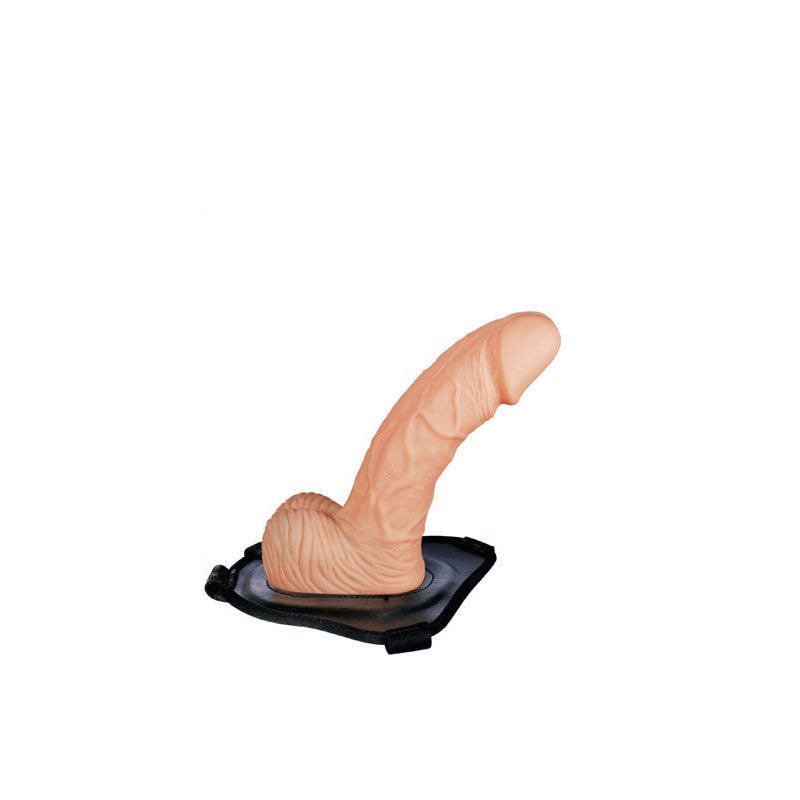 Erection assistant - hollow strap-on - 8'' dildo - Product front view  | Flirtybay.com.au
