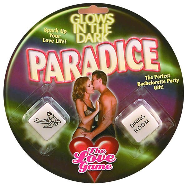 Erotic game, Glow in the dark - paradice - Product front view  | Flirty Bay dult Store and Lingerie Store